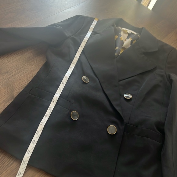 Cabi Lux Tux 987 Black Long Sleeve Blazer 4 - Picture 6 of 10